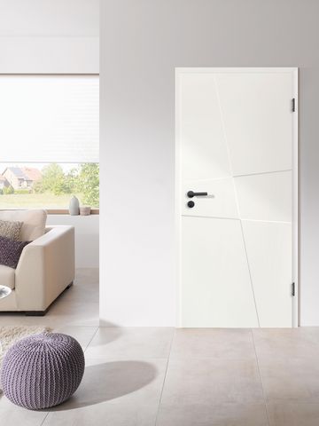 Weißlack RAL 9016 ringo Tür Stiltür