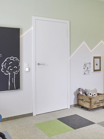 Weißlack RAL 9016 stumpf ringo Tür weiße Tür
